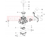 PIAGGIO Liberty 125 (ZAPM381) Carburetor's components