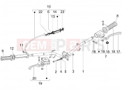 PIAGGIO Liberty 125 (ZAPM381) Handlebars - Master cil.