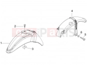 PIAGGIO Liberty 125 (ZAPM381) Wheel huosing - Mudguard