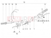 PIAGGIO Liberty 125 4T 2V Handlebars - Master cil.