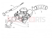 PIAGGIO Liberty 125 Carburettor, assembly - Union pipe