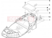 PIAGGIO Liberty 125 4T PTT Helmet huosing - Undersaddle