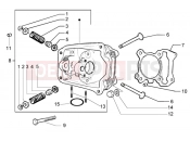 PIAGGIO Cylinder head-valves