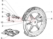 PIAGGIO Rear wheel