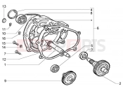 PIAGGIO Rear wheel shaft