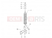 PIAGGIO Liberty 150 Rear suspension - Shock absorber/s