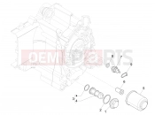 PIAGGIO Liberty 150 Flywheel magneto cover - Oil filter
