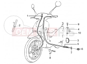 PIAGGIO ODOMETER TRANSMISSIONS-REAR BRAKE