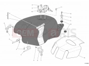 DUCATI Superbike 1098 S Tricolore FUEL TANK » TANK/SEAT