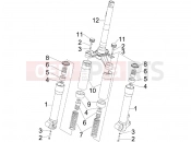 PIAGGIO Liberty 50 2T Fork's components (MVP)