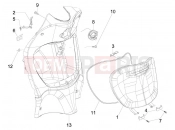 PIAGGIO Liberty 50 2T Front glove-box - Knee-guard panel