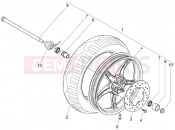 PIAGGIO Liberty 50 2T Front wheel