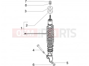 PIAGGIO Liberty 50 2T Rear suspension - Shock absorber/s