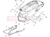 PIAGGIO Liberty 50 2T Side cover - Spoiler