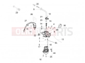 PIAGGIO Liberty 50 2T Carburetor's components