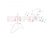 PIAGGIO Liberty 50 2T Wheel huosing - Mudguard