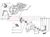 PIAGGIO Starting motor - starter lever