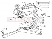 PIAGGIO Clutch cover