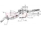 PIAGGIO Handlebars component  parts