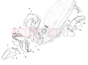 PIAGGIO Medley 150 4T ie ABS Wheel huosing - Mudguard