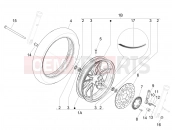 PIAGGIO Medley 150 4T ie ABS első kerék