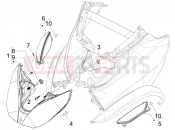 PIAGGIO MP3 125 első lámpa - irányjelző