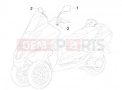 PIAGGIO MP3 125 ie Touring tükör