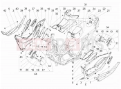 PIAGGIO MP3 125 YOUrban ERL Central cover - Footrests