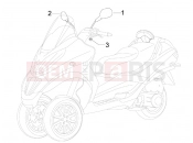 PIAGGIO MP3 250 ie LT tükör