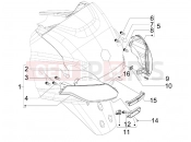 PIAGGIO MP3 250 ie MIC hátsó lámpa - irányjelző