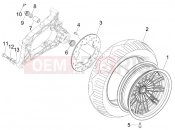 PIAGGIO MP3 250 ie MIC (USA) Rear wheel
