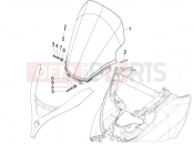 PIAGGIO MP3 250 ie MIC (USA) Windshield - Glass