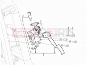 PIAGGIO MP3 300 4T 4V ie ERL Hibrid fékpedál
