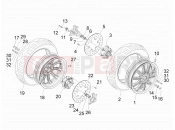 PIAGGIO MP3 300 4T 4V ie LT Hibrid Front wheel