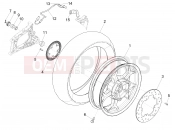 PIAGGIO MP3 300 ie LT Business - Sport Rear wheel