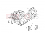 PIAGGIO MP3 300 ie LT Business - Sport Engine, assembly