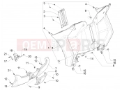 PIAGGIO MP3 300 ie LT Business - Sport Front glove-box - Knee-guard panel