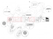 PIAGGIO MP3 300 ie LT Business - Sport Plates - Emblems