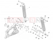 PIAGGIO MP3 300 ie LT Business - Sport Rear suspension - Shock absorber/s