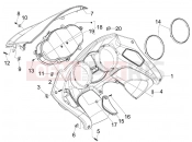 PIAGGIO MP3 300 ie LT Touring Meter combination - Cruscotto