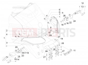 PIAGGIO MP3 300 ie LT Touring hátsó lámpa - irányjelző