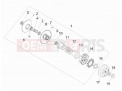 PIAGGIO MP3 300 ie LT Touring Driven pulley