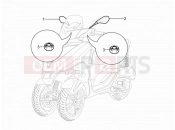 PIAGGIO MP3 300 YOUrban LT ERL tükör