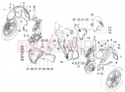 PIAGGIO MP3 300 YOUrban LT RL - Sport Wheel huosing - Mudguard