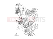 YAMAHA YP 400 Majesty 400 MAJESTY 400 YP400 (5RUG) 2007 CRANKCASE COVER 1