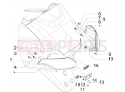 PIAGGIO MP3 400 ie hátsó lámpa - irányjelző