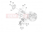 PIAGGIO MP3 400 ie Rocking levers support unit
