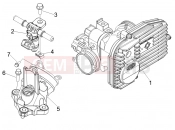 PIAGGIO MP3 400 ie Throttle body - Injector - Induction joint