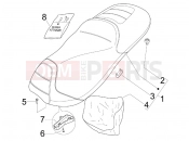 PIAGGIO MP3 500 (USA) Saddle/seats