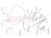 PIAGGIO MP3 500 LT Business Windshield - Glass